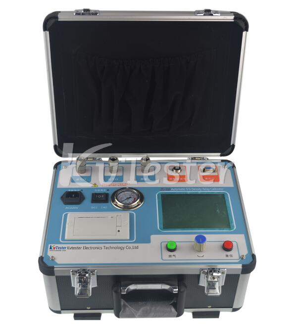 Functional and technical features of SF6 density relay verifier