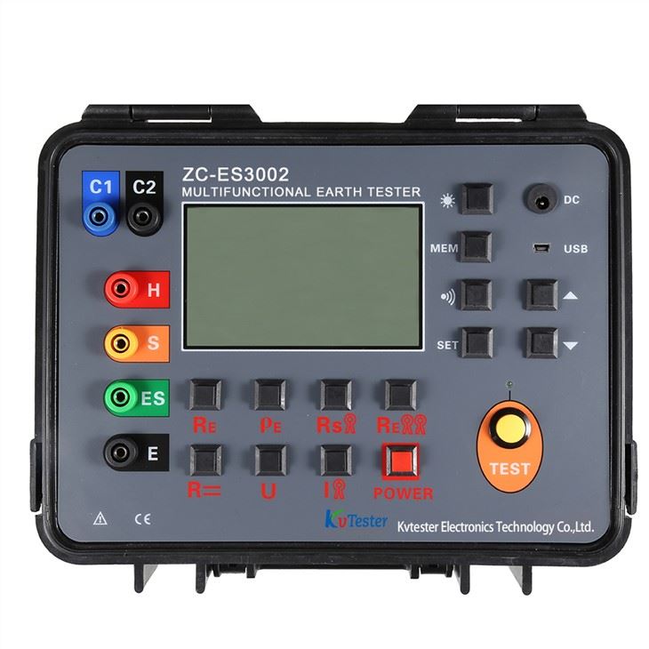 Double Clamp Multi-function Grounding Resistance Tester